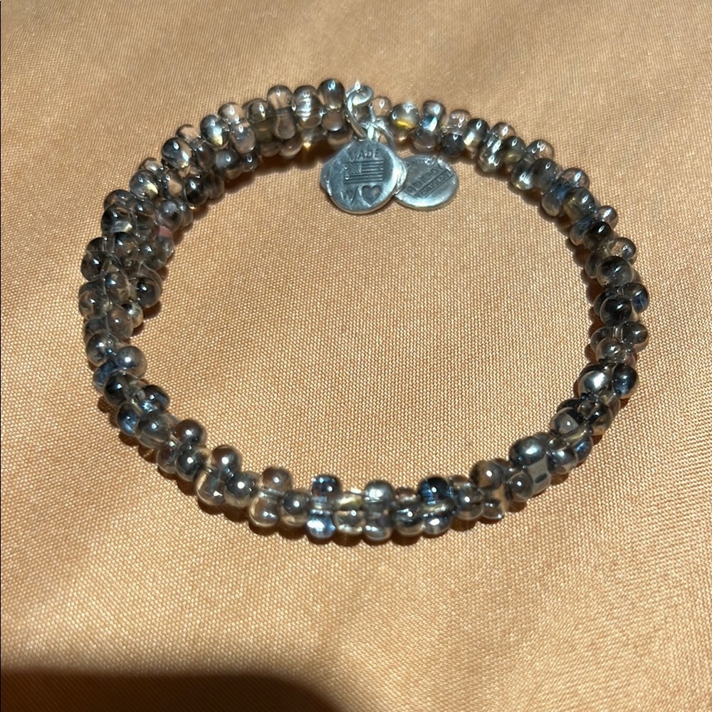 Alex & Ani vintage sixty six -hi energy beaded expandable wrap bracelet